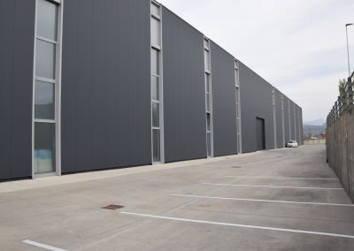 foto lavori di copertura edificio industriale - progetto studio ballarini