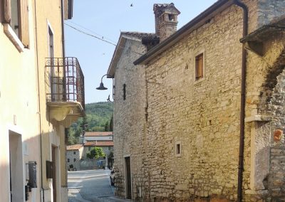 foto lavoro di restauro concluso - nuova pavimentazione centro storico s. giorgio valpolicella