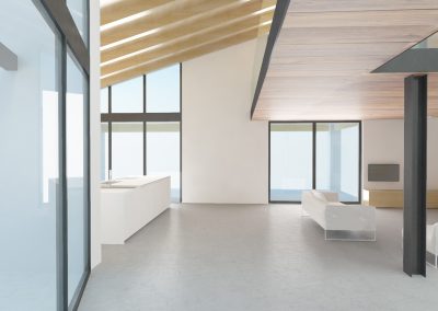 render simulazione realistica interno villa privata - progettazione e architettura dello studio tecnico ballarini